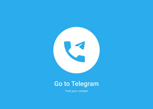 Go to Telegram Mobile App Interface Design