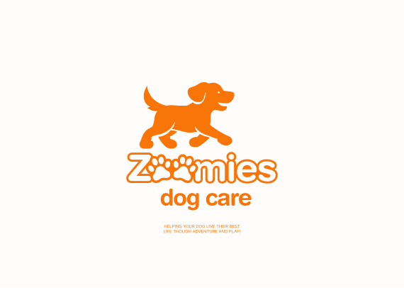 Zoomies Dog Care Logo Redesign
